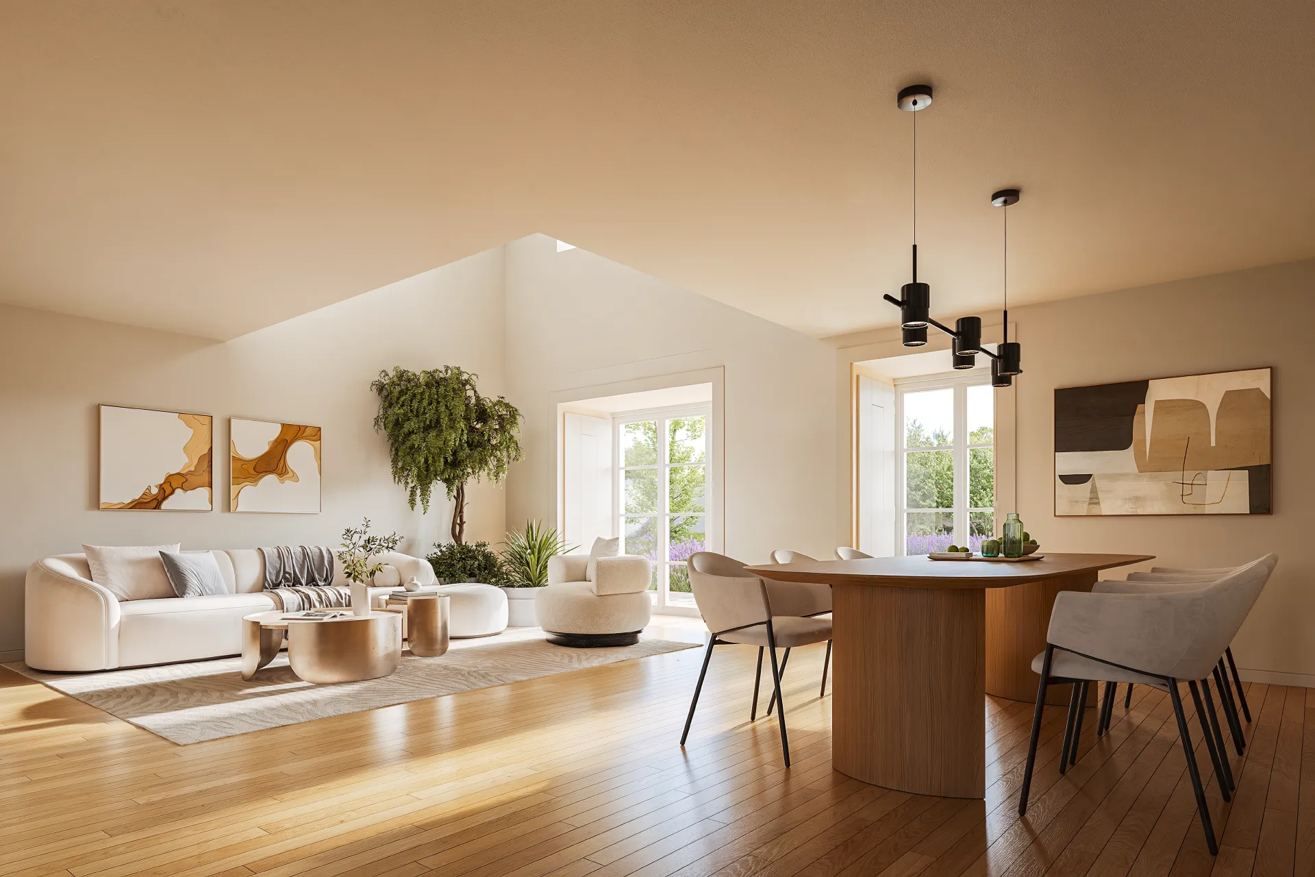 Interiores, Casas na Quinta